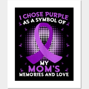 Family Support Mom with Dementia Alzheimer's Awareness Posters and Art